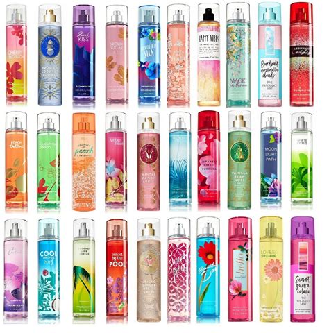 body spray and fragrance mist